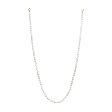 Petite White Round Seed Pearl Strand - 11423